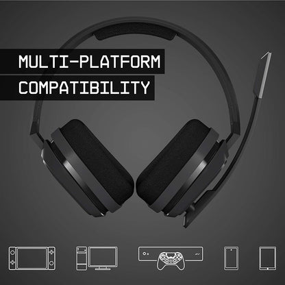 A10 Wired Gaming Headset, Lightweight and Damage Resistant, ASTRO Audio, 3.5 Mm Jack, for Xbox Series X|S, Xbox One, PS5, PS4, Nintendo Switch, PC, Mac- Black