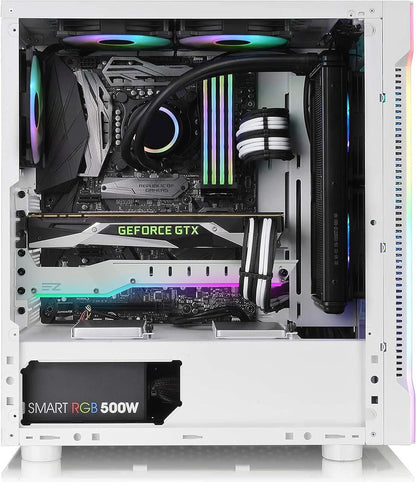 GPU Holder Brace Graphics Card GPU Support Video Card Holder Bracket with 5V 3 Pin ARGB LED, Video Card Sag Holder/Holster Bracket Support RX6700,RTX3090- 309Ez-White